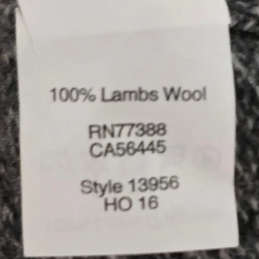 J. Crew 100% Lambs‎ Wool Gray Half-Zip Sweater Men's Size Large